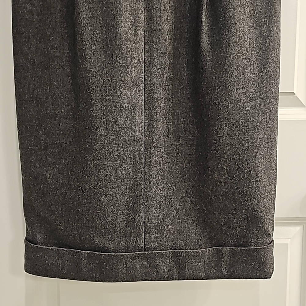 Burberry Gray Cashmere Wool Blend Sleeveless Dress - Size 6 - Picture 6 of 11